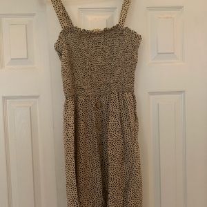 Cheetah print dress